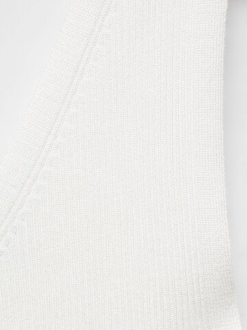 MANGO Knitted Top 'ASIM' in White