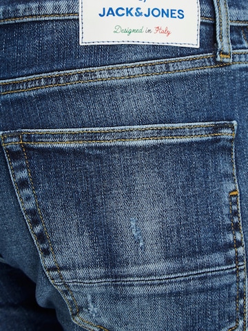 Coupe slim Jean 'GLENN' JACK & JONES en bleu