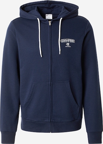 Veste de survêtement Champion Authentic Athletic Apparel en bleu : devant