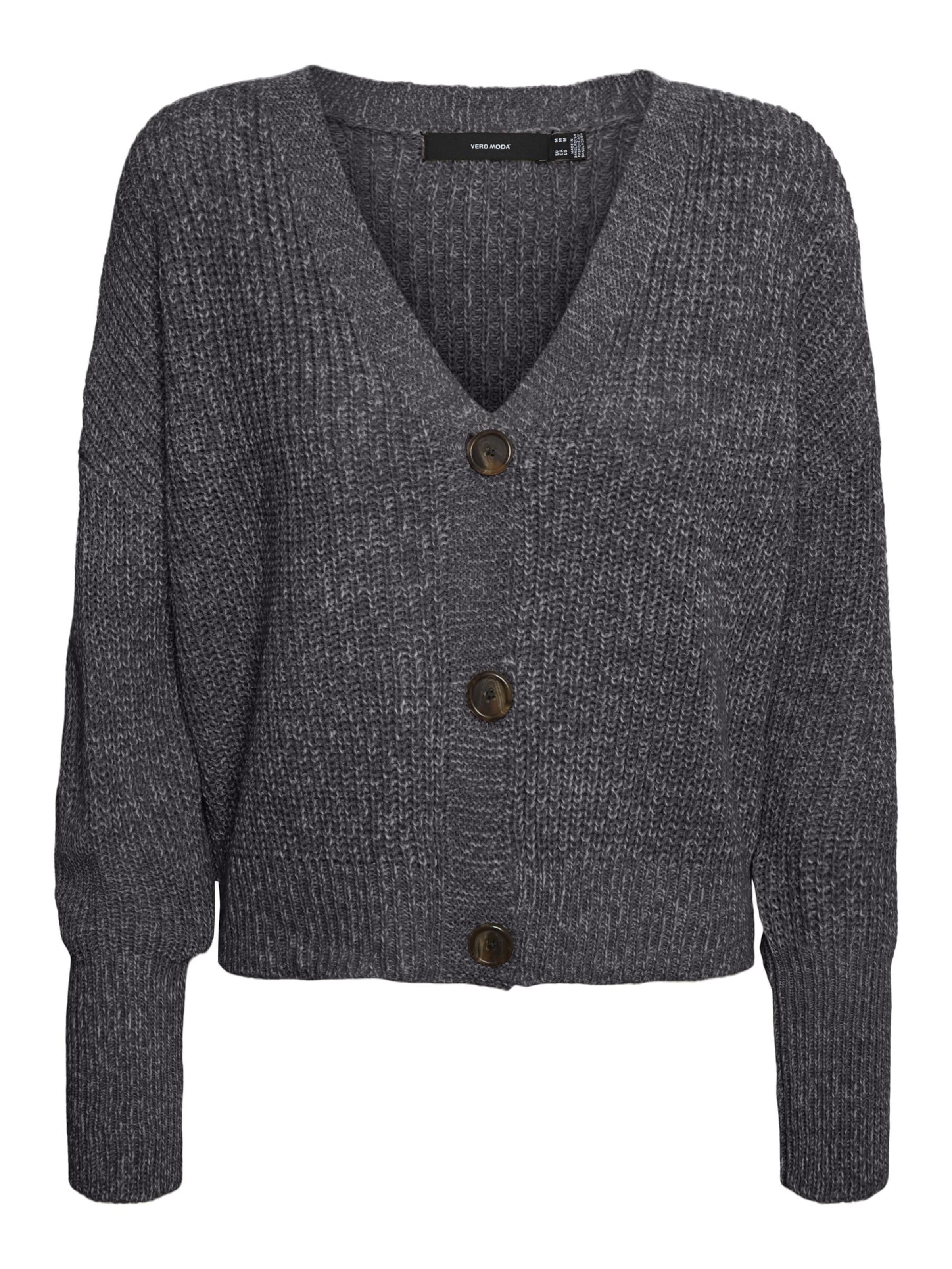 VERO MODA Knit Cardigan 'VMLea' in Dark Grey | ABOUT YOU