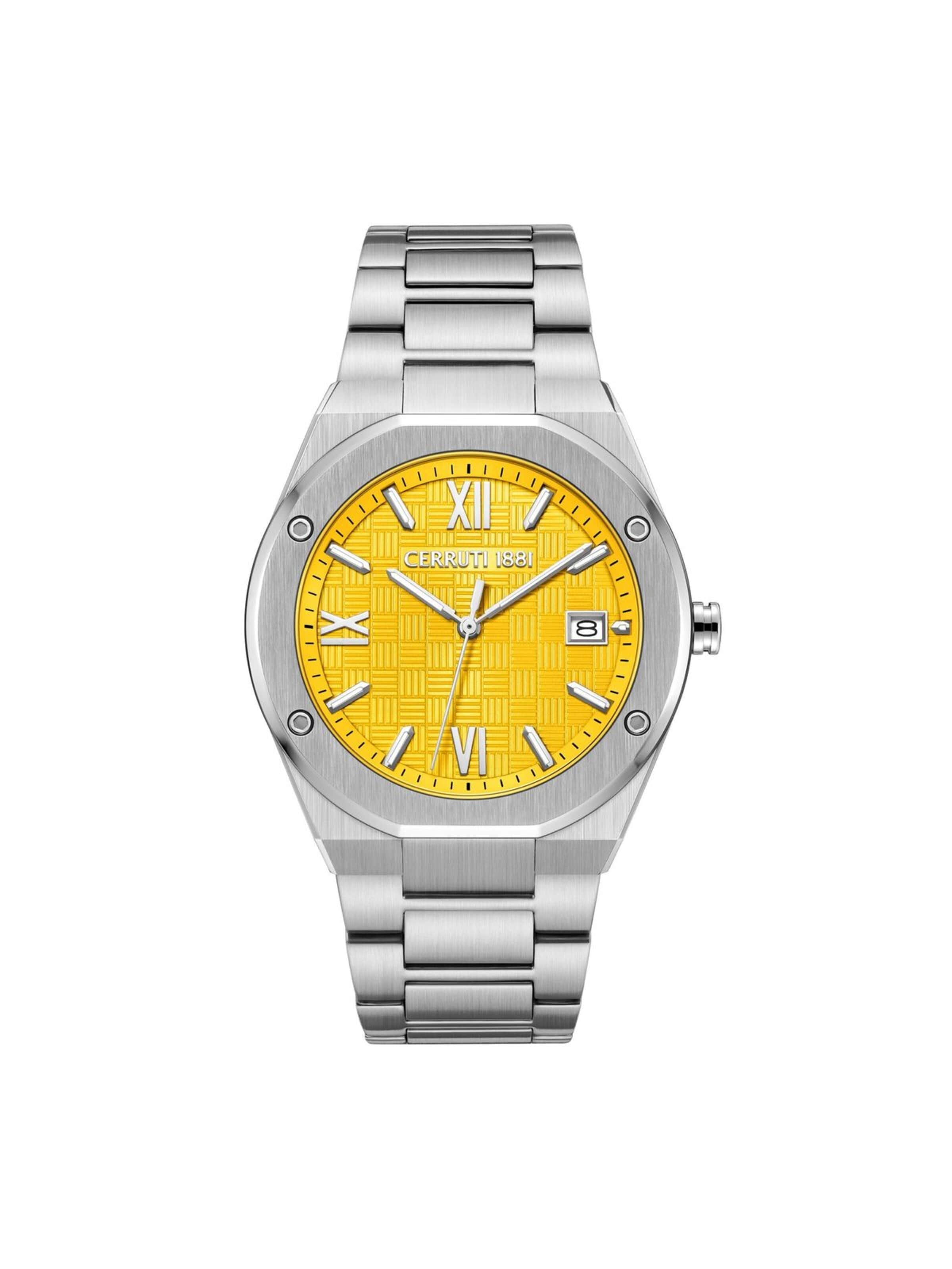 CERRUTI 1881 Analog watch 'Date watch Lecco' in Silver: front