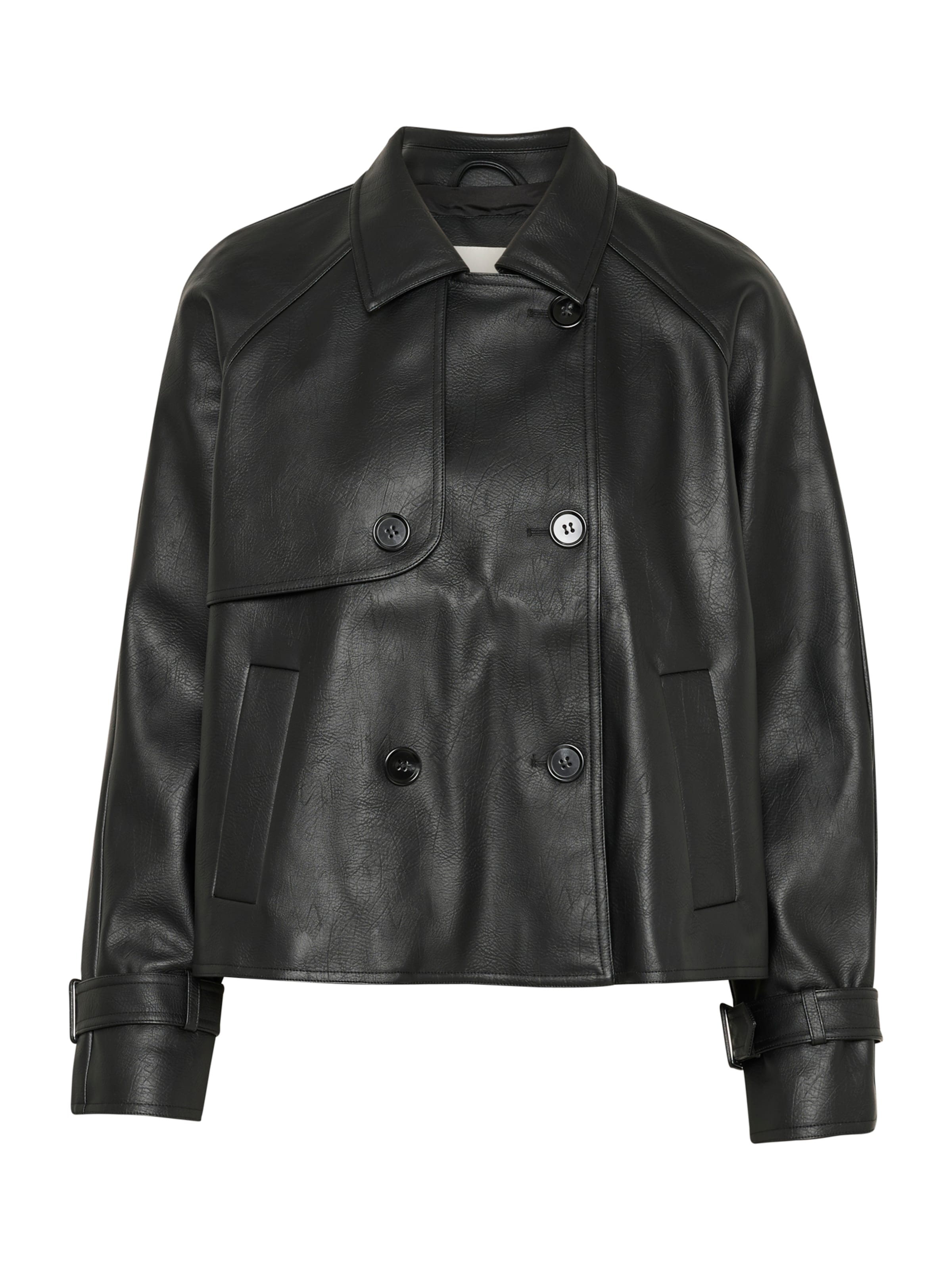 Kaffe Overgangsjakke 'KA Elsa' i sort: forside