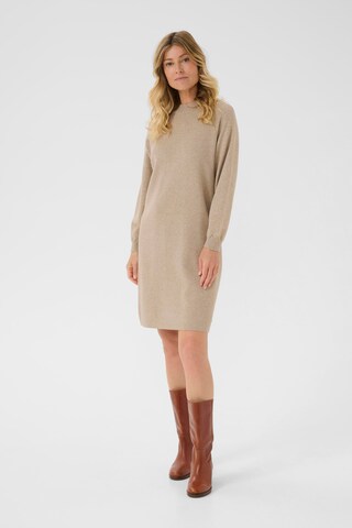 Cream Knit dress 'CRDela ' in Beige