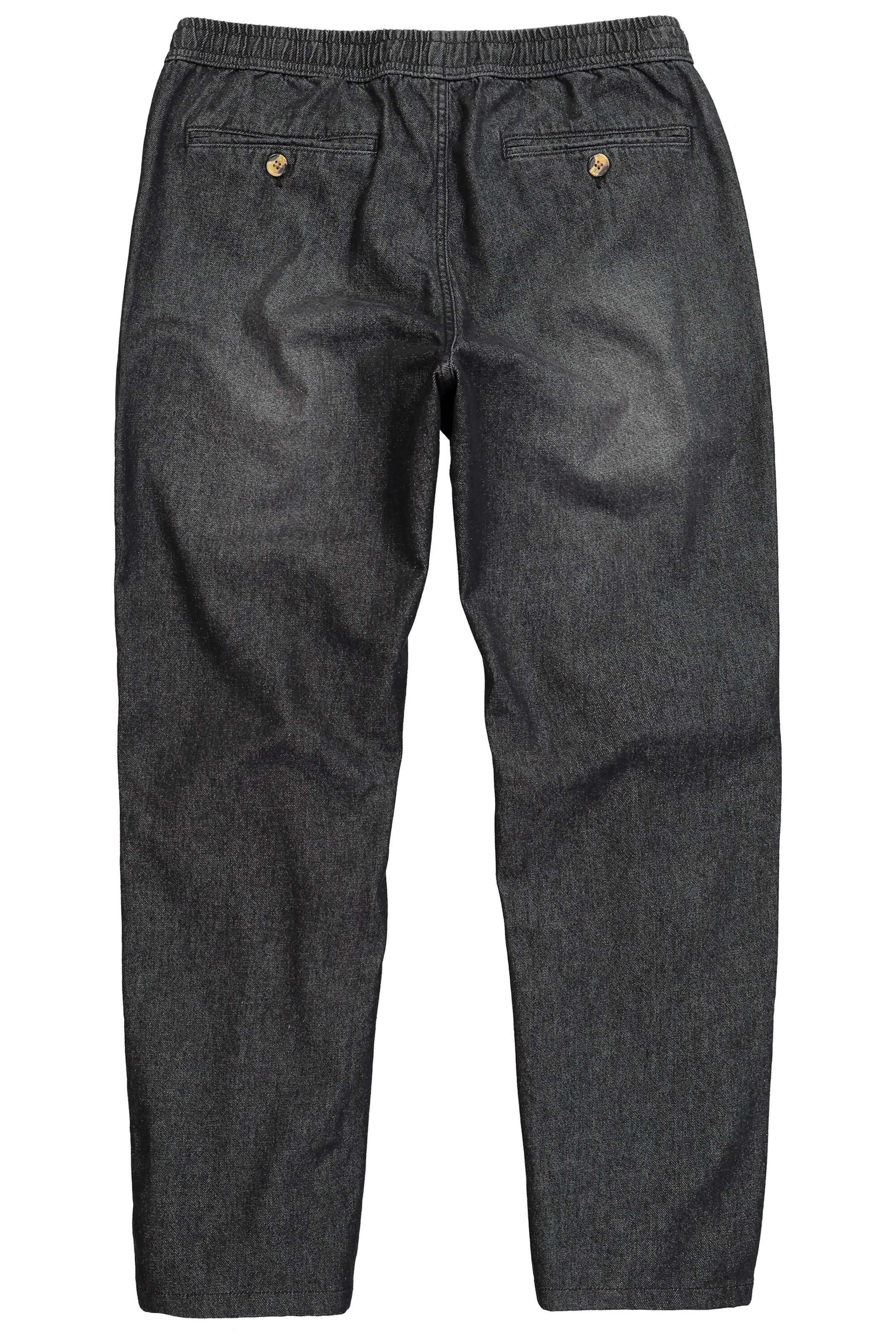 Men Plus Loosefit Jeans in Schwarz