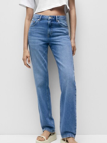 Pull&Bear Regular Jeans in Blau