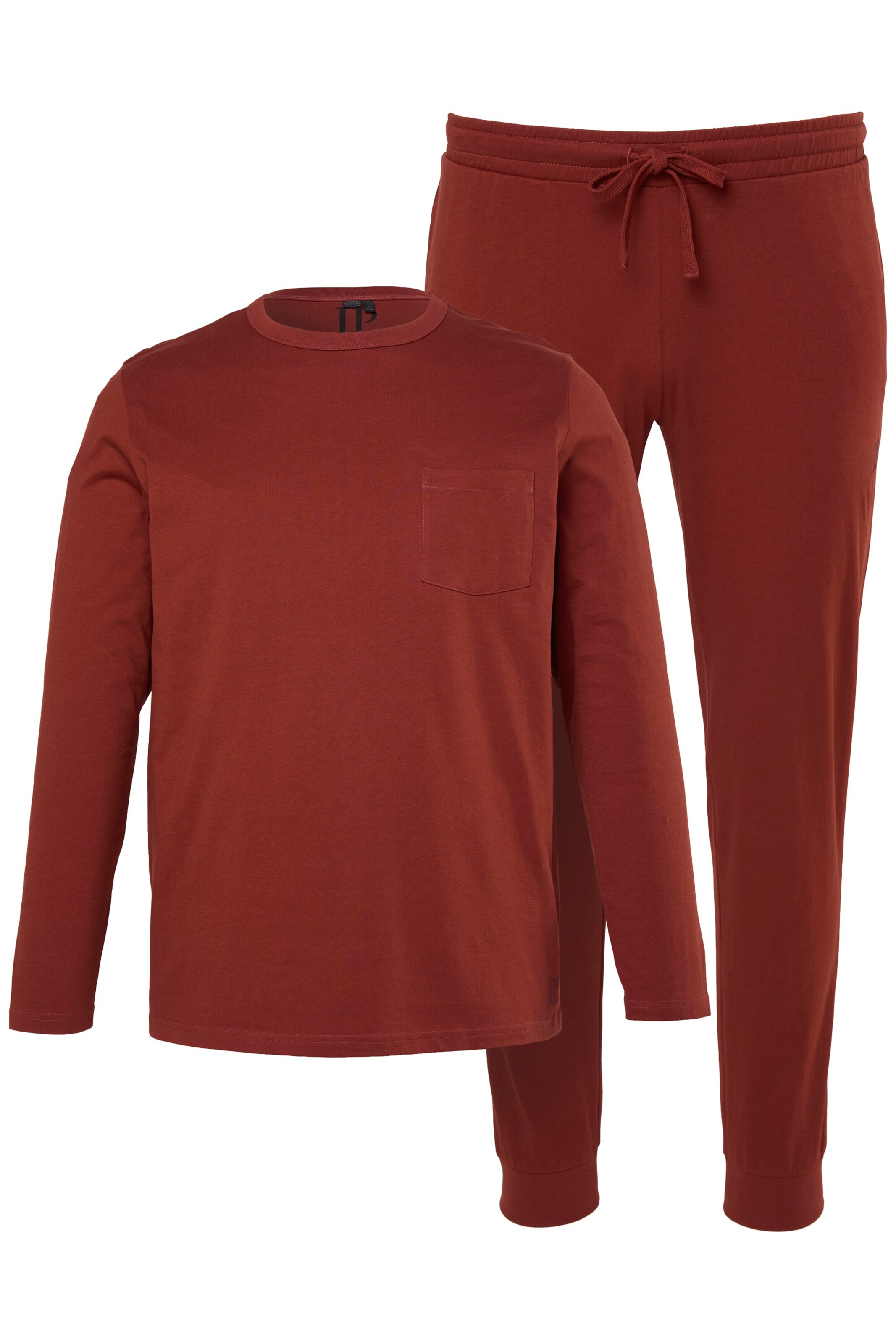 JP1880 Pyjama in Rot: Vorderseite