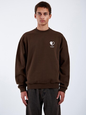 Dr. Denim Sweatshirt 'Kenan' in Brown