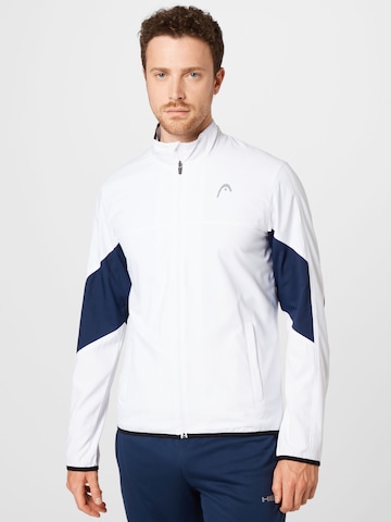 Veste de sport 'CLUB 22' HEAD en blanc : devant