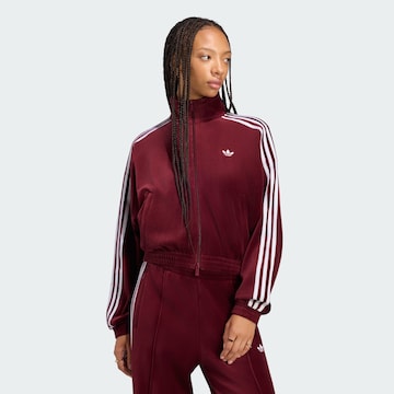 ADIDAS ORIGINALS Ζακέτα φούτερ σε κόκκινο: μπροστά