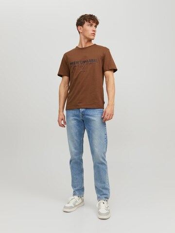 T-Shirt JACK & JONES en marron
