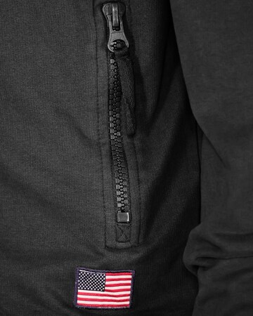 TOP GUN Leichte Jacke mit Zipper TG20213020 ' ' in Schwarz