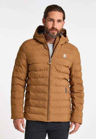 Schmuddelwedda Between-season jacket in Yellow: front