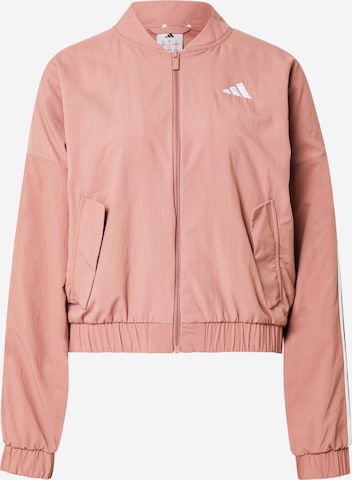 Veste de sport 'Essentials' ADIDAS SPORTSWEAR en rose : devant