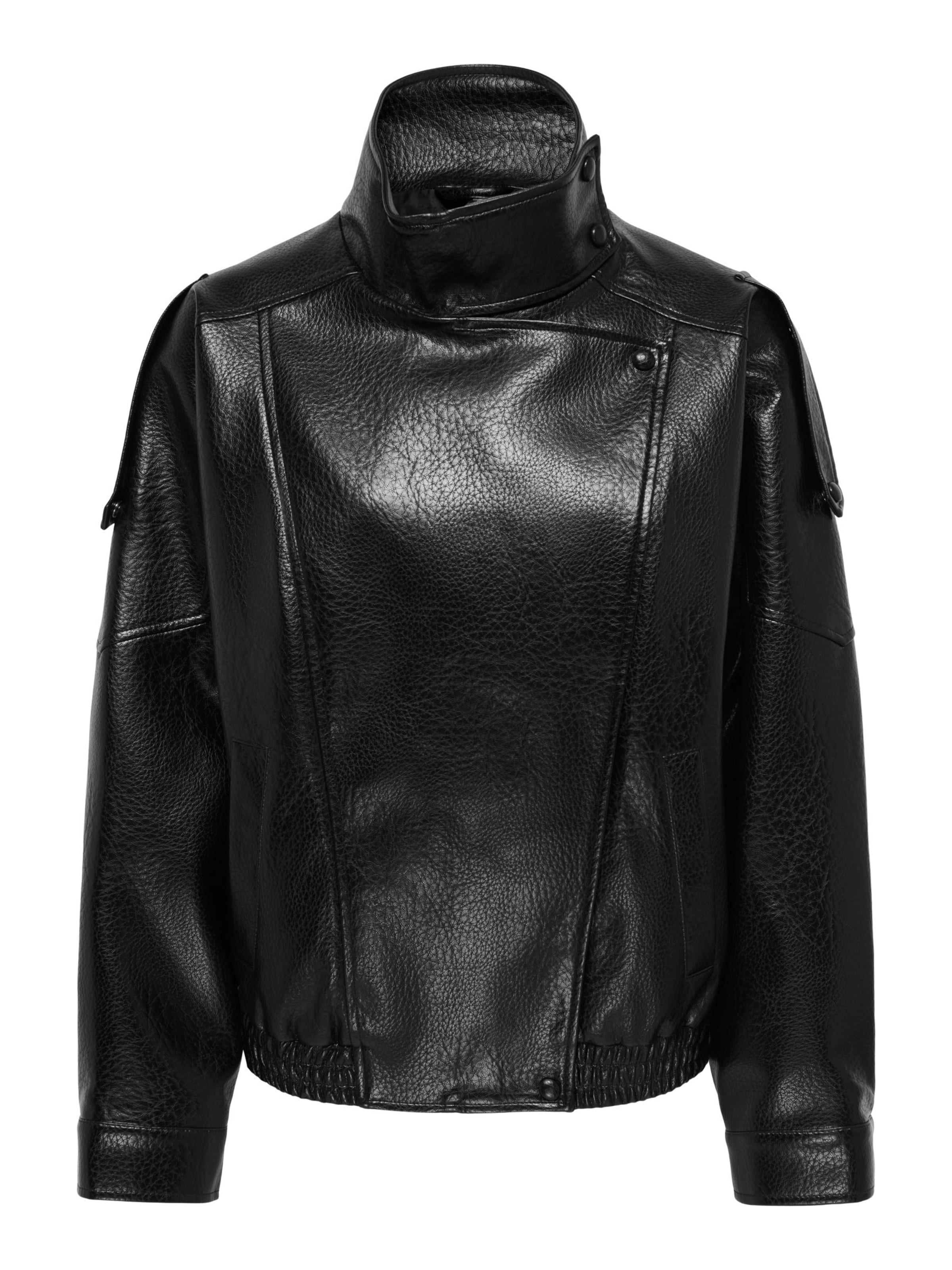 JDY Overgangsjakke 'JDYRAYE' i sort: forside