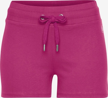 LASCANA ACTIVE - Pantalón deportivo en rosa: frente