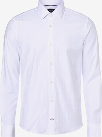 Coupe slim Chemise business 'Pit' JOOP! en blanc : devant