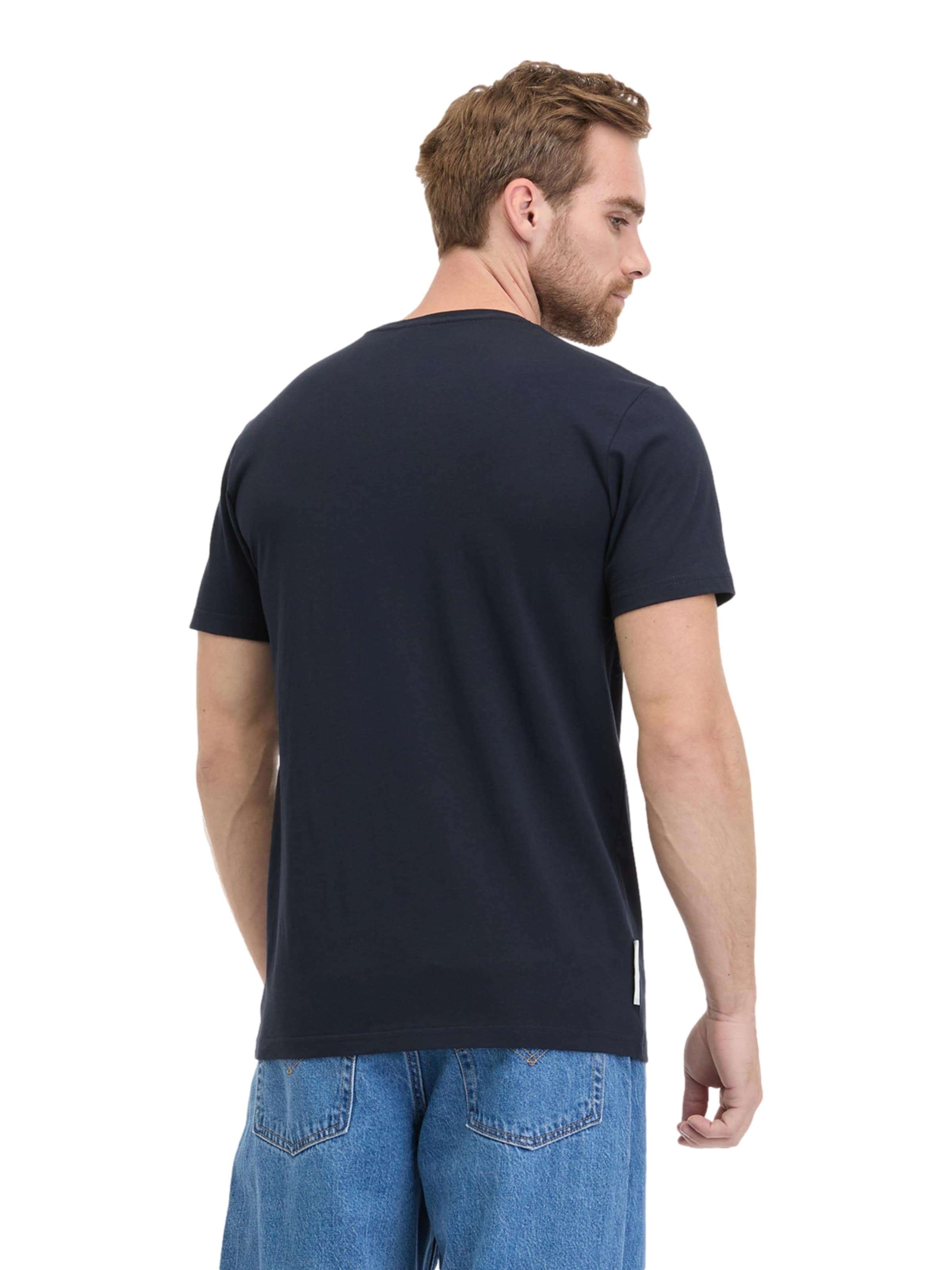 mėlyna Ragwear Marškinėliai 'Hake'