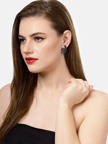 Boucles d'oreilles 'Bernadette' AVANT-GARDE PARIS en noir