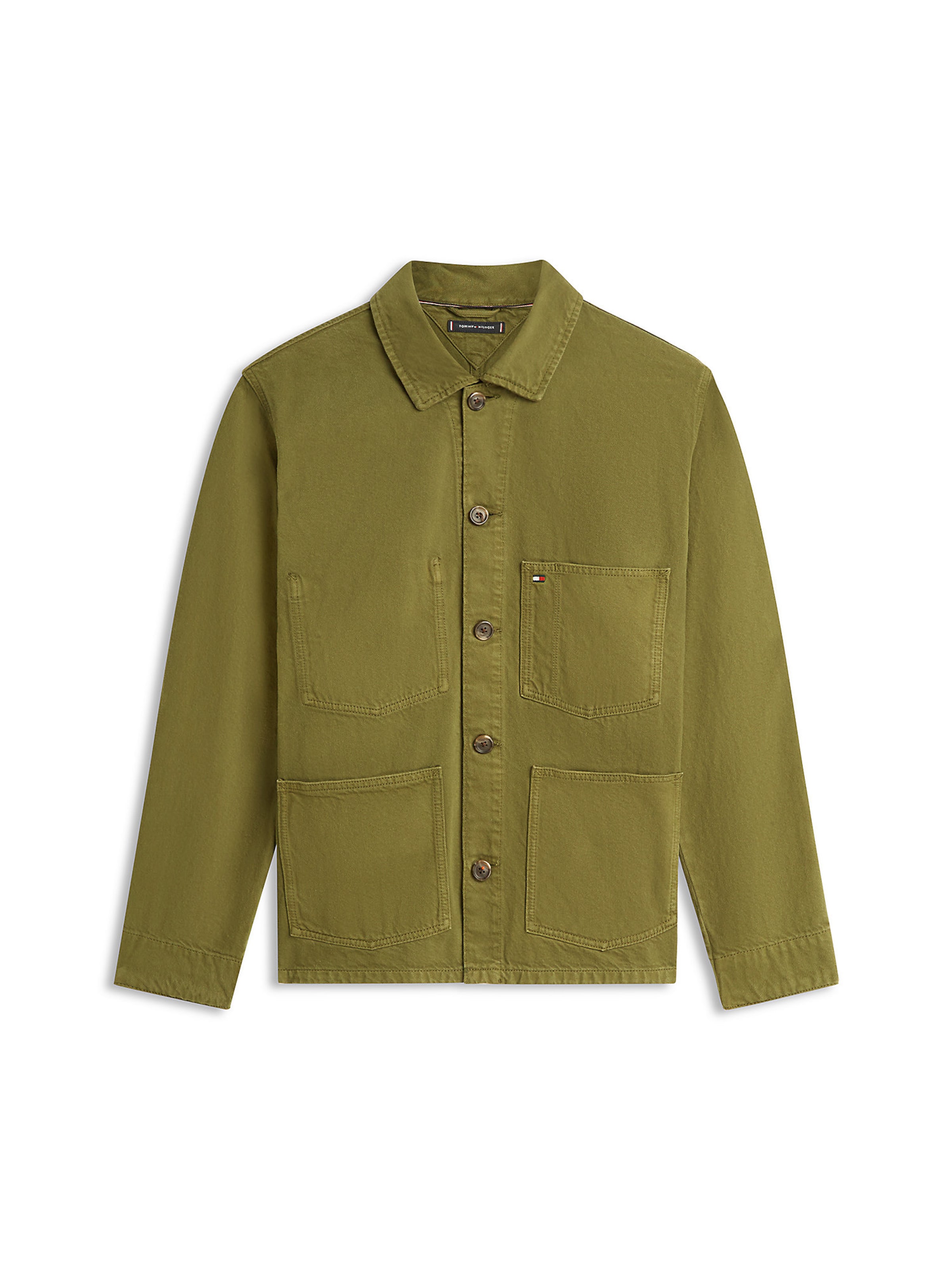 Veste mi-saison TOMMY HILFIGER en vert : devant