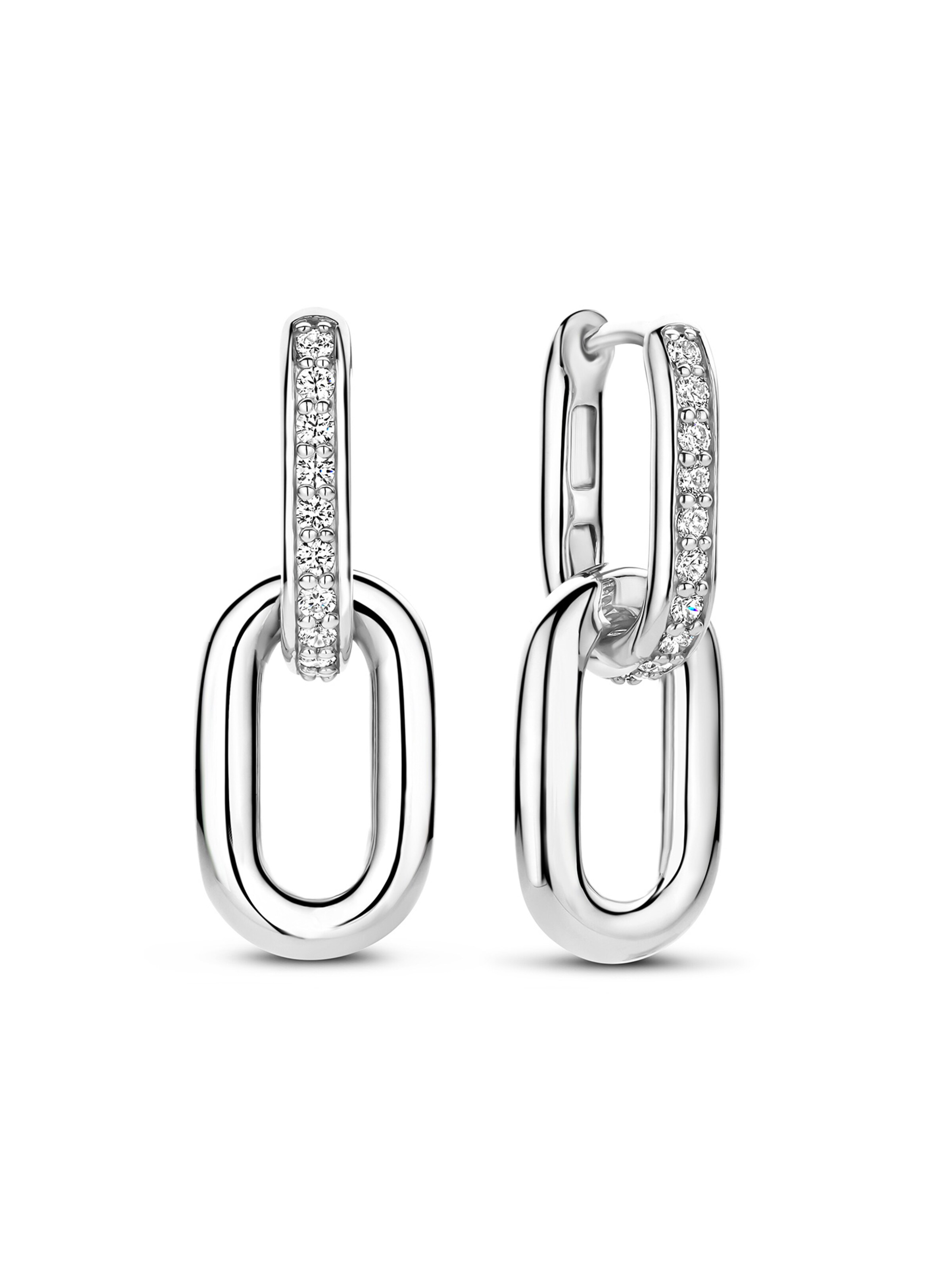 Ti Sento Milano Ohrringe in Silber: Vorderseite