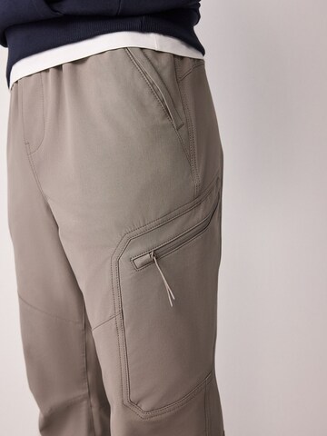 Next Slimfit Cargobroek in Grijs