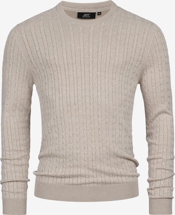 Pull-over 'Camden' JEFF en beige : devant