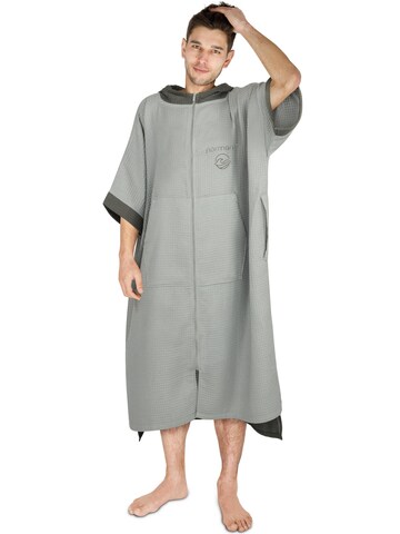 normani Bathrobe long in Grey