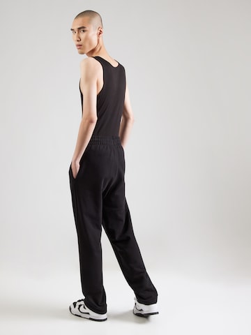 NEW ERA regular Παντελόνι 'ESSENTIALS' σε μαύρο