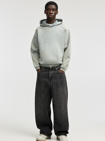 Wide Leg Jean Pull&Bear en gris
