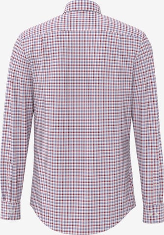 SEIDENSTICKER Regular fit Overhemd 'Smart Essentials' in Rood