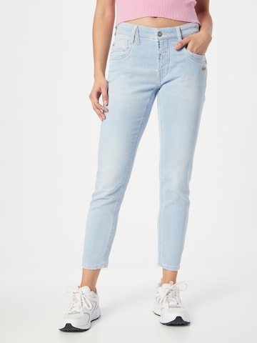 Gang Slimfit Jeans 'Gerda' in Blauw: voorkant