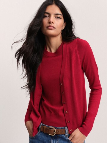The Set Strickjacke in Grau: Vorderseite