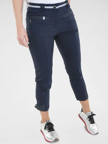 Navigazione Slimfit Broek in Blauw: voorkant