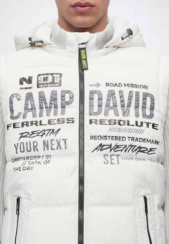 CAMP DAVID Zimska jakna | bela barva