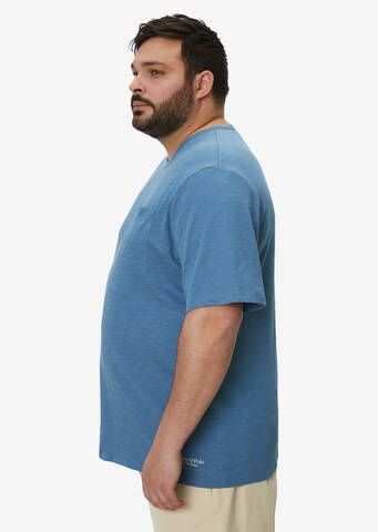 Marc O'Polo T-Shirt 'in softer Slub-Jersey-Qualität' in Blau