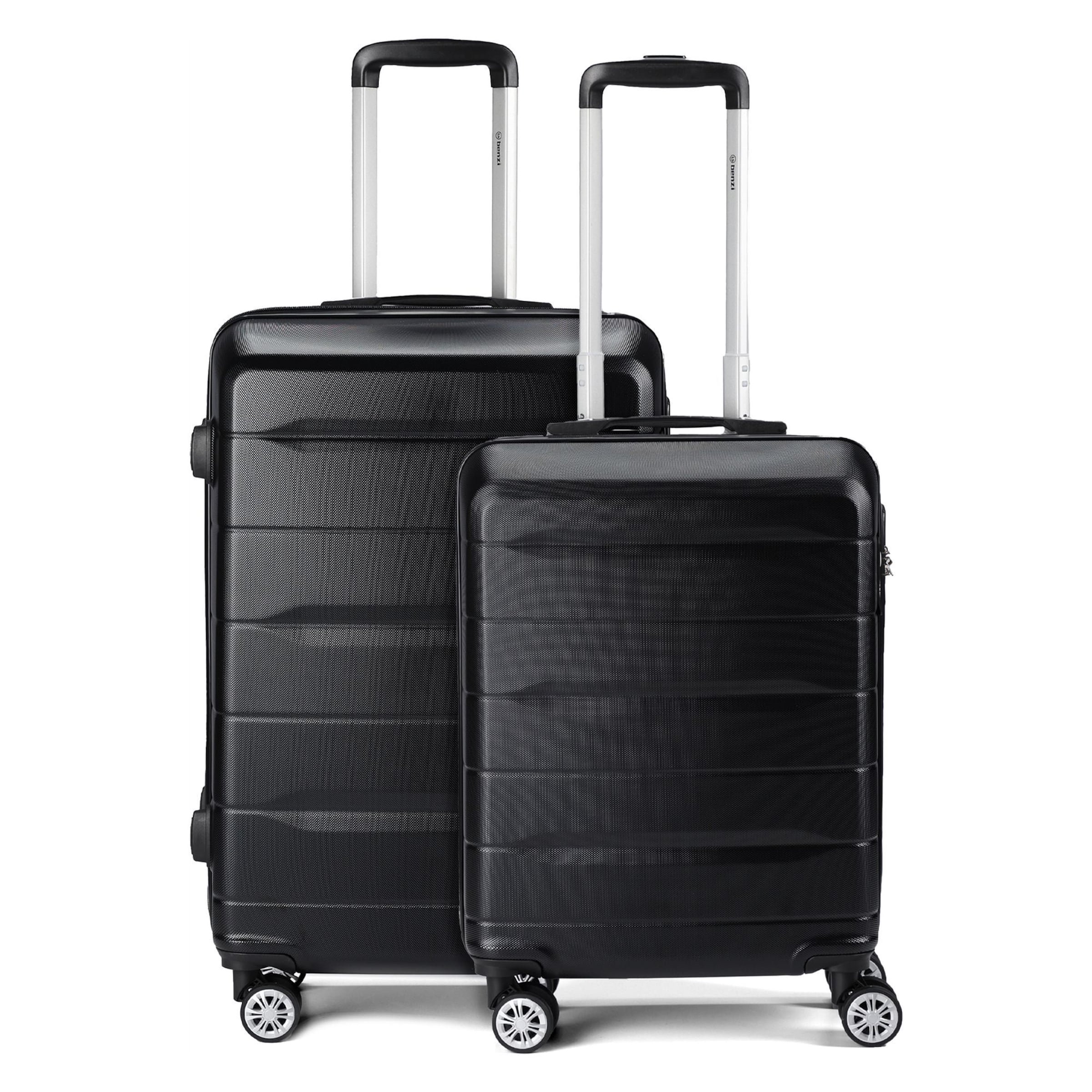 Benzi Suitcase Set in Black: front