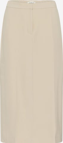 Jupe 'SLCewtona' SOAKED IN LUXURY en beige : devant