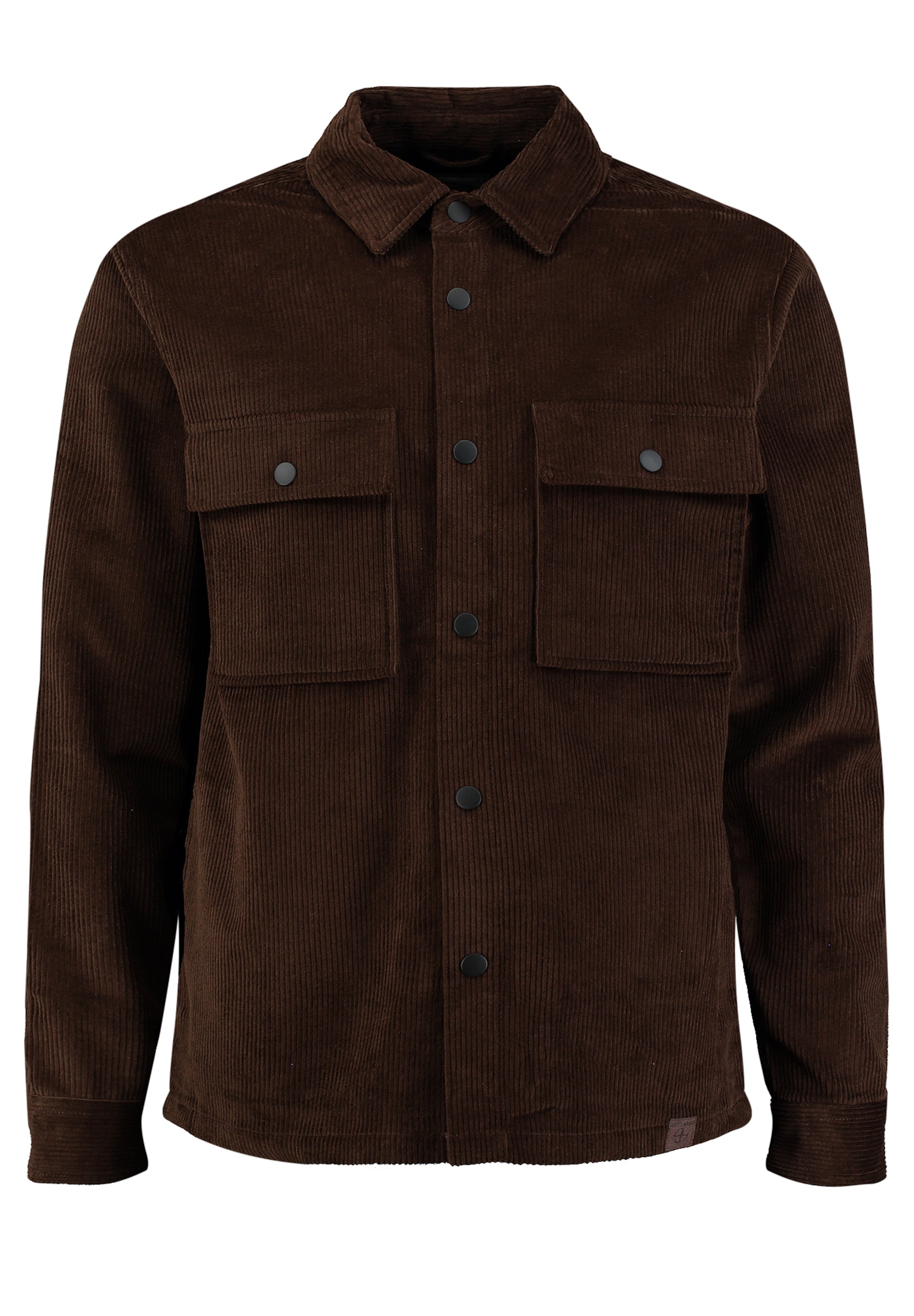 Key Largo Regular Fit Skjorte 'KLMONZA' i brun: forside