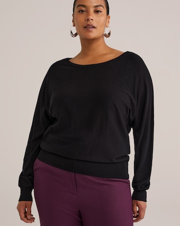 Pull-over WE Fashion en noir : devant