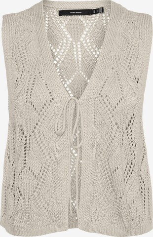 VERO MODA Gebreid vest 'RHEA' in Grijs: voorkant