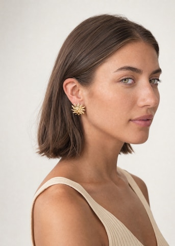 PURELEI - Pendientes 'Iconic Sun' en oro