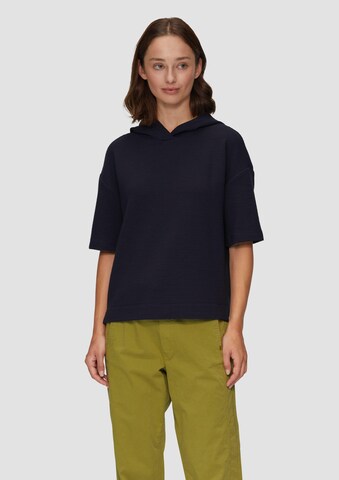 s.Oliver Sweatshirt in Blauw: voorkant