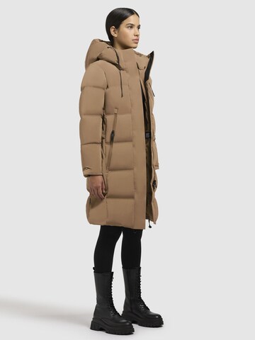 Cappotto invernale di khujo in marrone