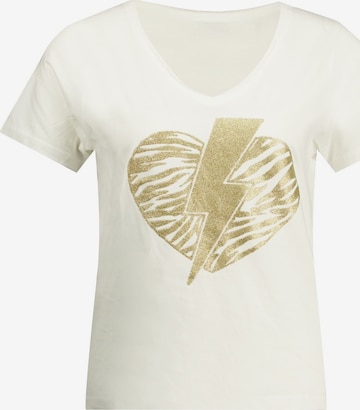T-shirt 'Lovers' Deeluxe en blanc : devant