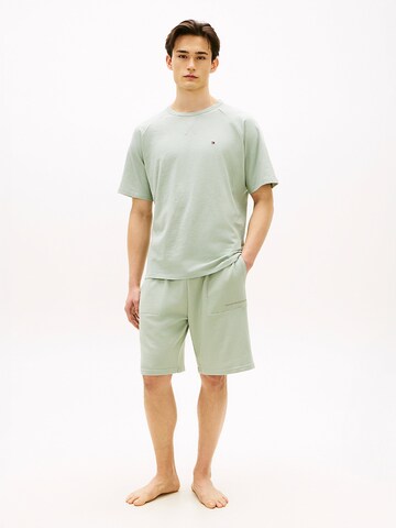 TOMMY HILFIGER Regular Pyjamabroek 'Essential' in Groen