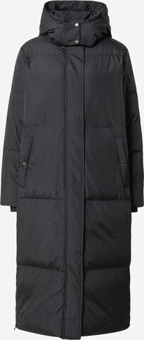 Noa Noa Winter Coat in Black: front