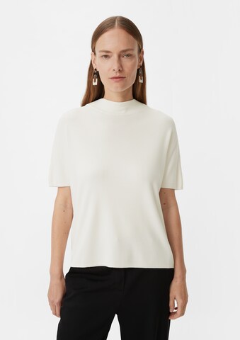 Pull-over COMMA en blanc : devant