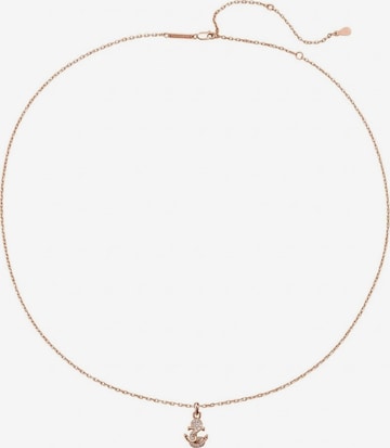 Collana 'Anchor Sparkle' di Hey Happiness in oro: frontale