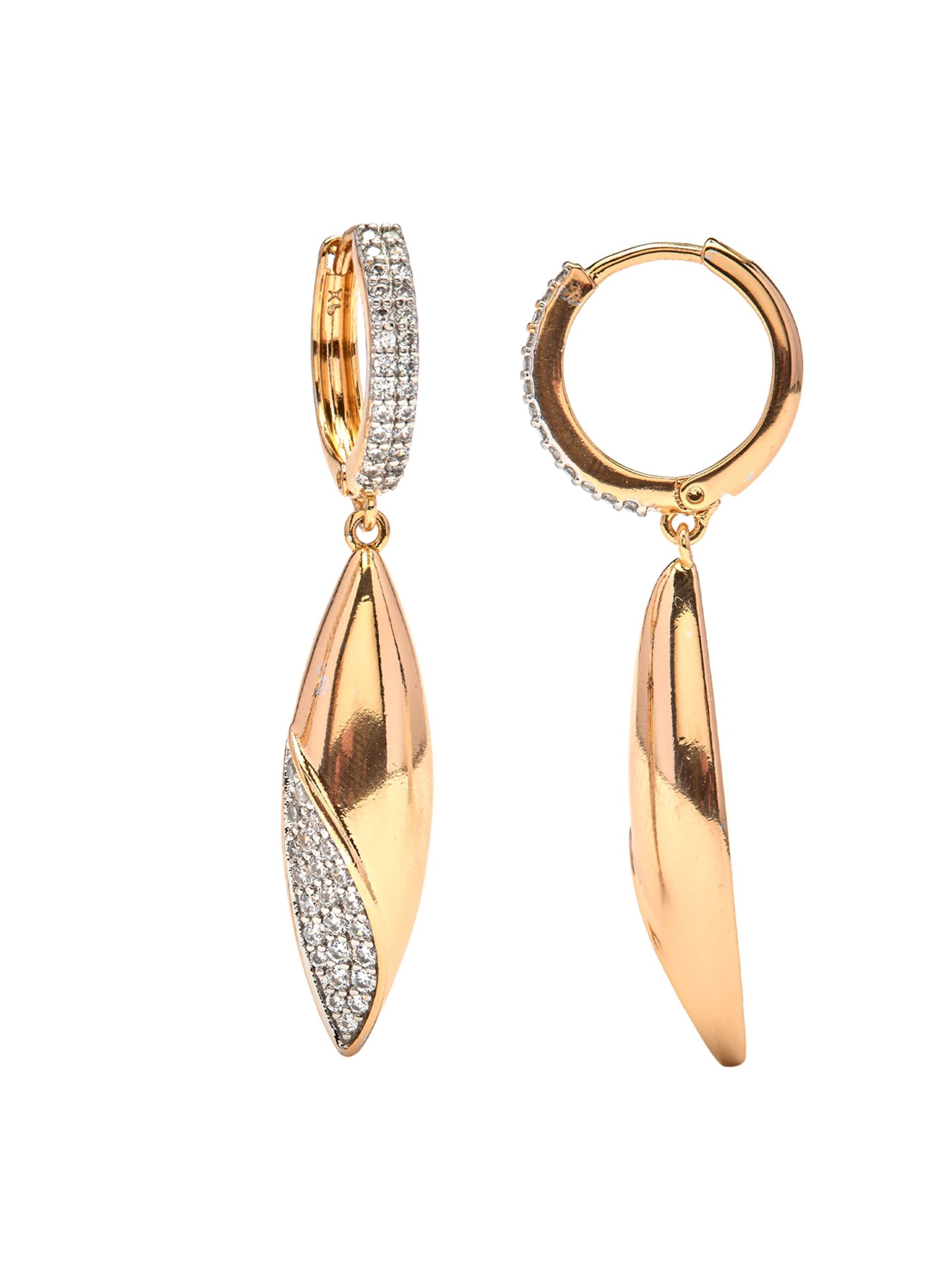 Luxenter Earrings 'Iskio' in Gold