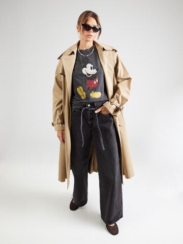ONLY T-Shirt 'ONLMICKEY MINNIE' in Grau